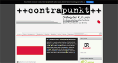 Desktop Screenshot of contrapunktonline.de