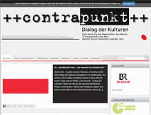 Tablet Screenshot of contrapunktonline.de